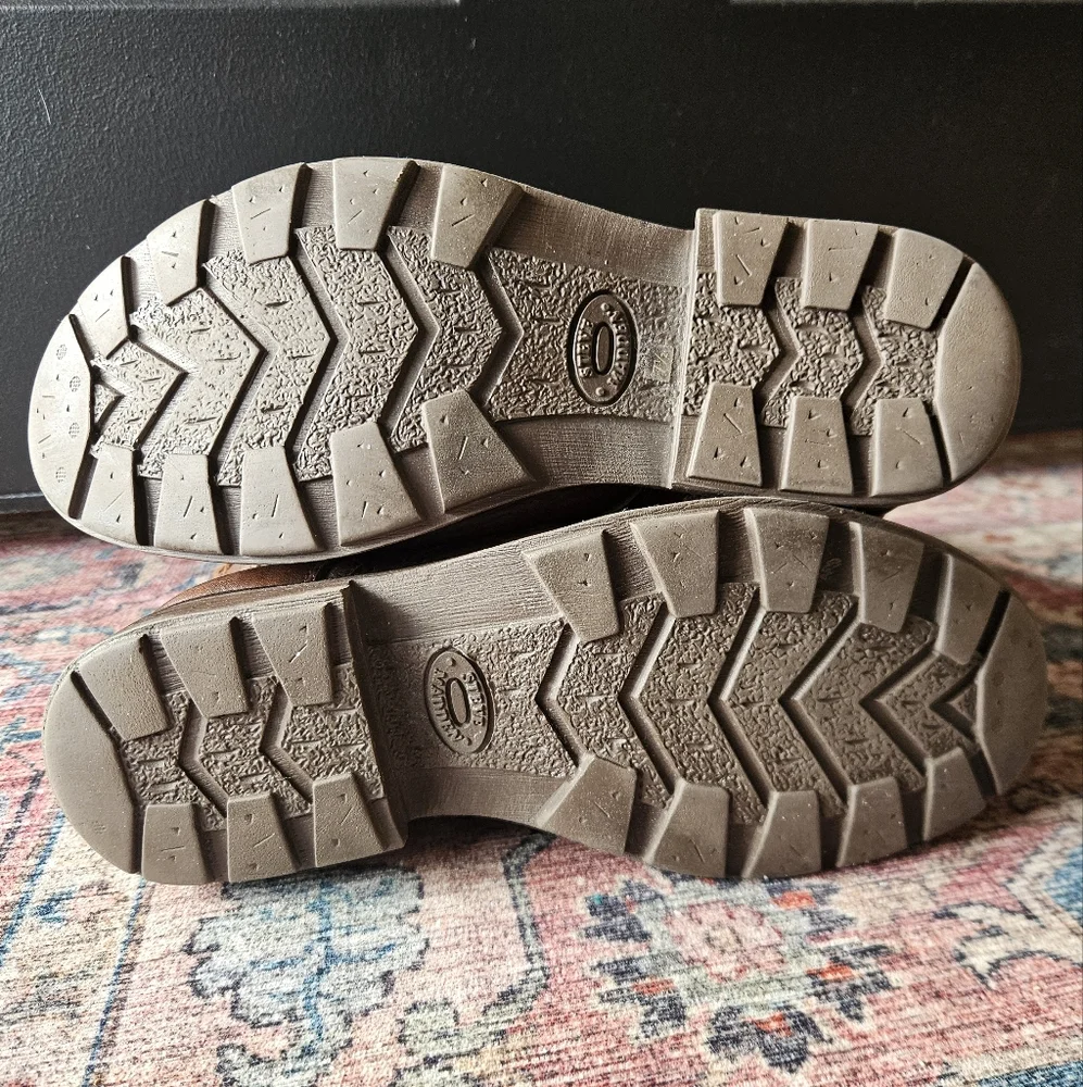 Brown Leather Buckle Boots - Picture 9 of 14